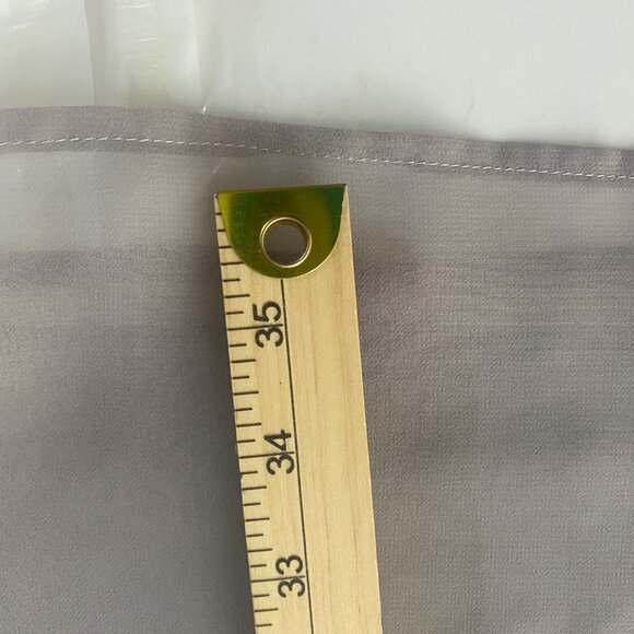 Sheilay‎ Sleeveless Midi A-Line Chiffon Dress XL Light Gray Lined Cocktail Event - Picture 7 of 7